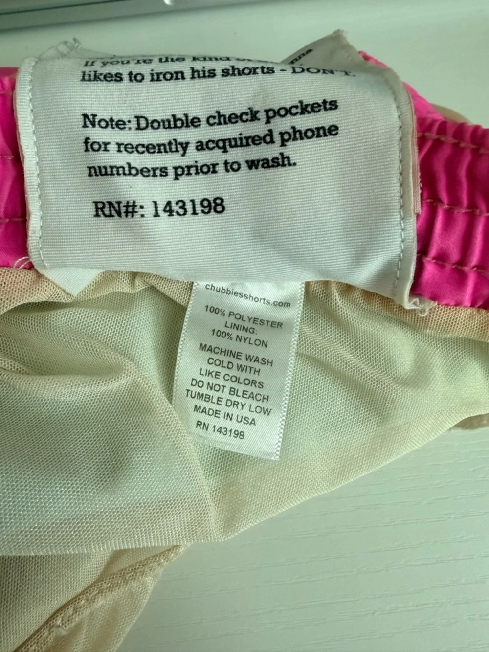 Cubbies Swim Trunks Neon Pattern - Picture 7 of 7